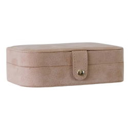Boîte à bijoux velours | Beige