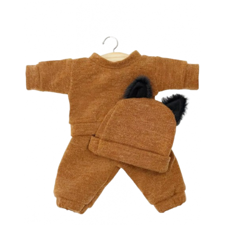 P’tit chat en tricot angora pour poupée - Minikane