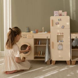 Machine à laver en bois