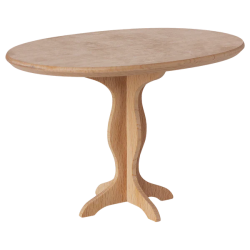 Table ovale souris bois