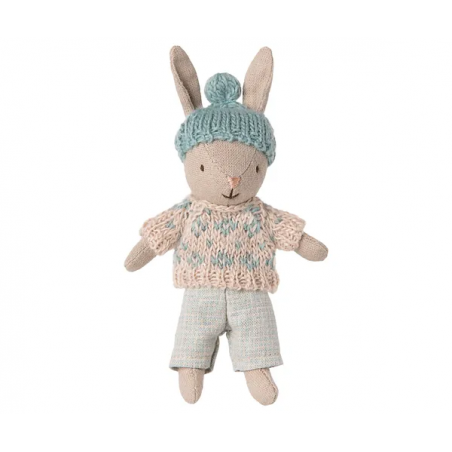 Micro Lapin hiver | Menthe - Maileg