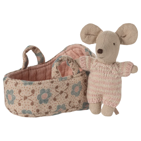 Bébé souris dans son couffin - Maileg