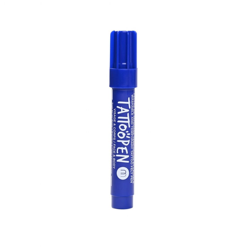 Tattoo pen | Bleu foncé