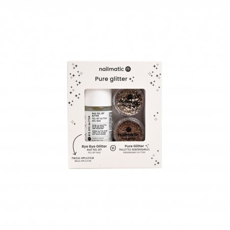 Coffret pure glitter | Or - Nailmatic