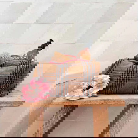 Trousse Vic | Tartan - Rose in April