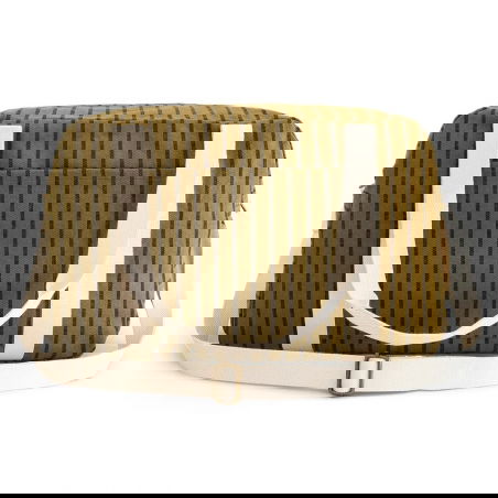 Sac Raphael | Rayures tennis olive - Rose in April