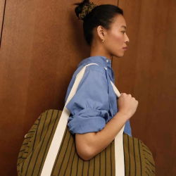 Sac Raphael | Rayures tennis olive