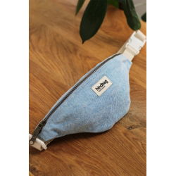 Sac banane enfant Augustin | Denim bleu
