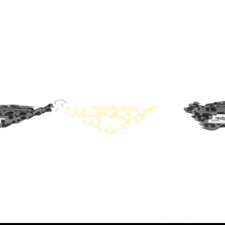 Porte-clés sac banane | Côme Léopard cannelle - Hindbag