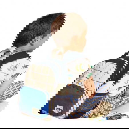 Sac à dos Romy Tricolore | Carreaux - Hindbag