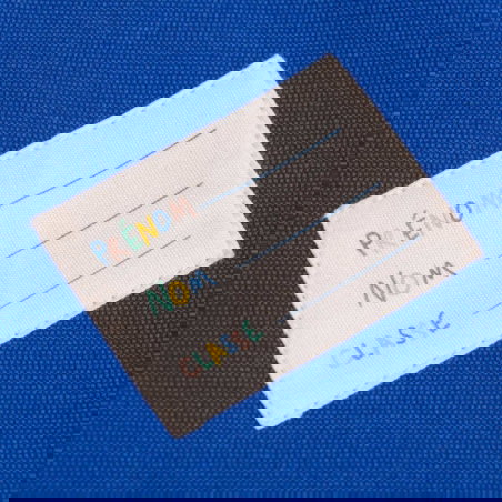 Cartable Léo Tricolore | Bleu électrique - Hindbag