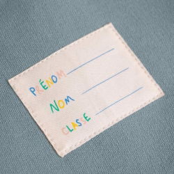 Cartable Léo Tricolore | Sauge