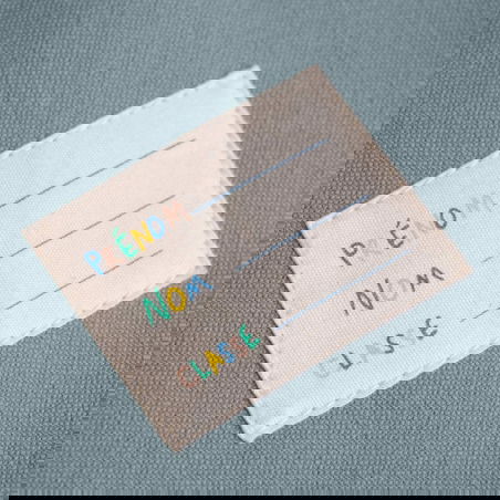 Cartable Léo Tricolore | Sauge - Hindbag