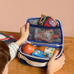 Lunchbag enfant Elsa Tricolore | Carreaux