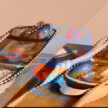 Lunchbag enfant Elsa Tricolore | Carreaux - Hindbag