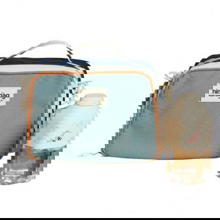 Lunchbag enfant Elsa Tricolore | Sauge - Hindbag