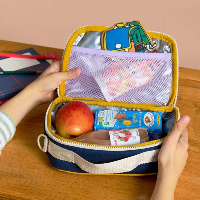 Lunchbag enfant Elsa Tricolore | Lilas