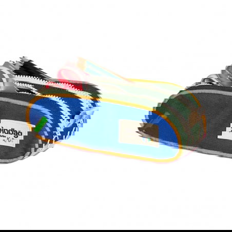 Trousse Malo Tricolore | Bleu électrique - Hindbag