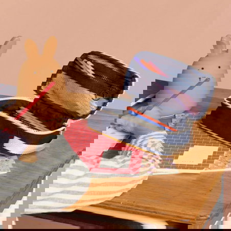 Trousse Max Tricolore | Lilas - Hindbag