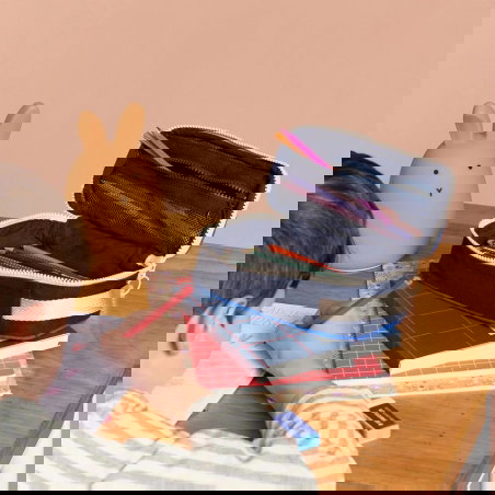 Trousse Max Tricolore | Carreaux - Hindbag