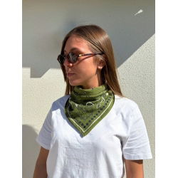 Foulard Petit format | Bandana kaki