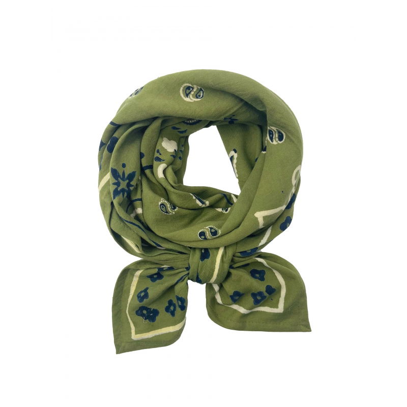 Foulard Grand format | Bandana kaki