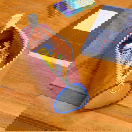 Trousse Mia Tricolore | Rose Blush - Hindbag