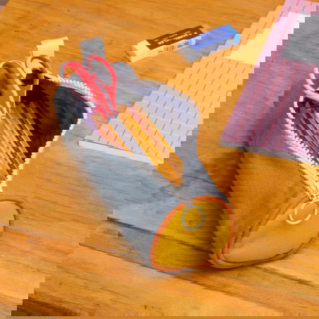 Trousse Mia Tricolore | Sauge - Hindbag