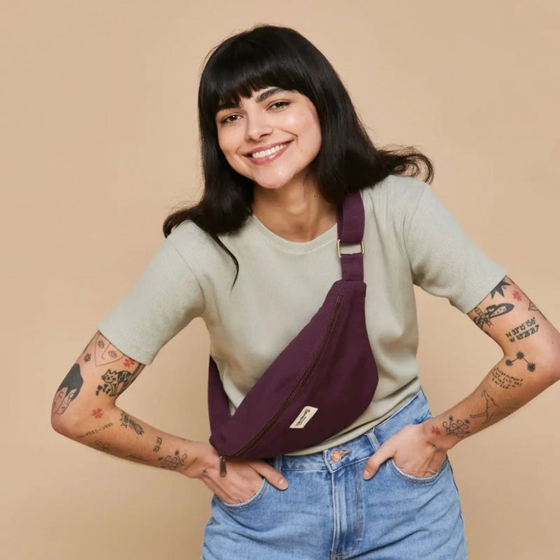 Sac banane Sasha | Prune