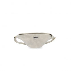 Sac banane Sasha | Velours beige