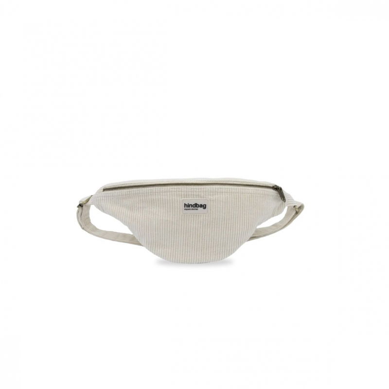 Sac banane Sasha | Velours beige