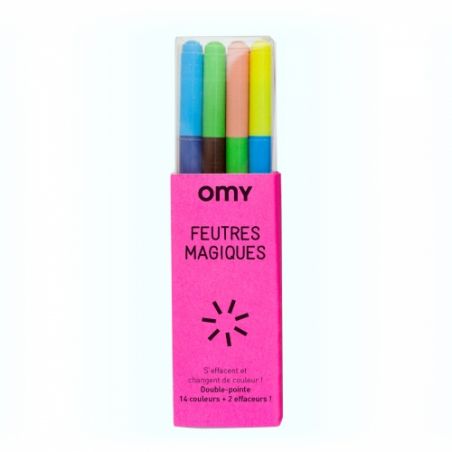 Boite 9 feutres fluo - OMY Boite 9 feutres fluo - OMY
