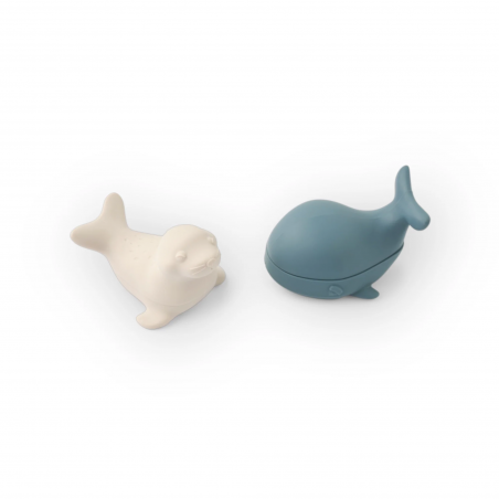 2 jouet pour le bain | Baleine et Ottarie - Liewood