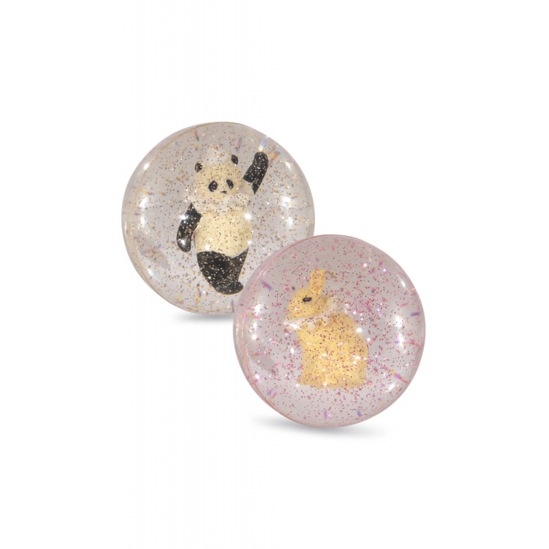 Balle rebondissante | Lapin et panda
