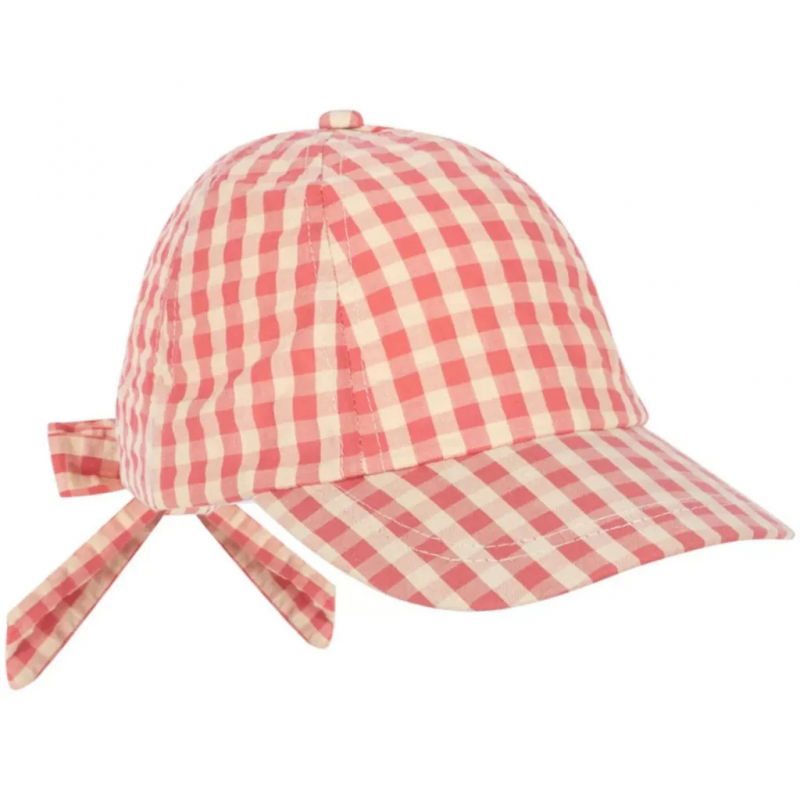 Casquette souple | Vichy flamingo