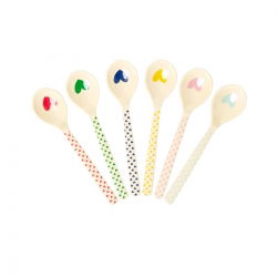 Cuillère à café en mélamine | Coloris aléatoire