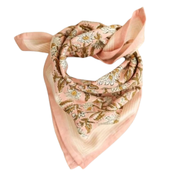 Foulard Petit format | Harper Rose d'été