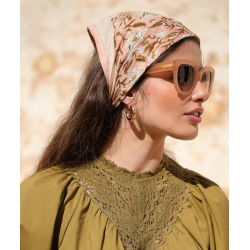 Foulard Petit format | Harper Rose d'été