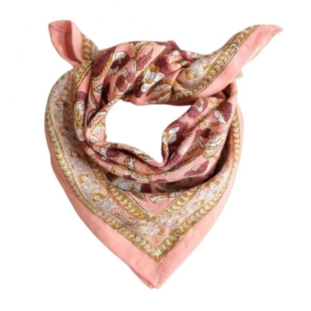 Foulard Petit format | Jaya Rose blush - Bëllemme