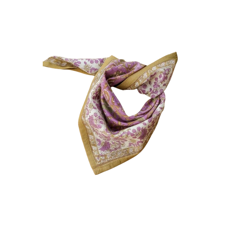 Foulard Petit format | Mina Violette Pistache