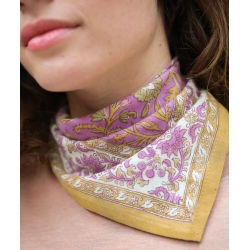 Foulard Petit format | Mina Violette Pistache