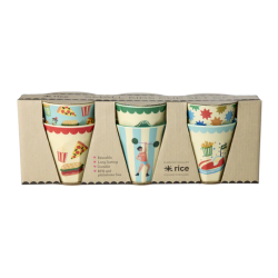 Pack de 6 gobelets | Fête foraine bleu