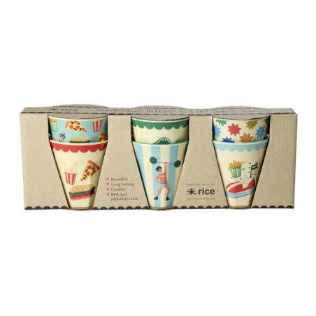 Pack de 6 gobelets | Fête foraine bleu - Rice