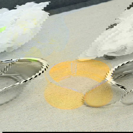 Bracelet à charnière acier inoxydable - Merveilles du monde