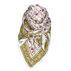 Foulard Grand format | Maya blush