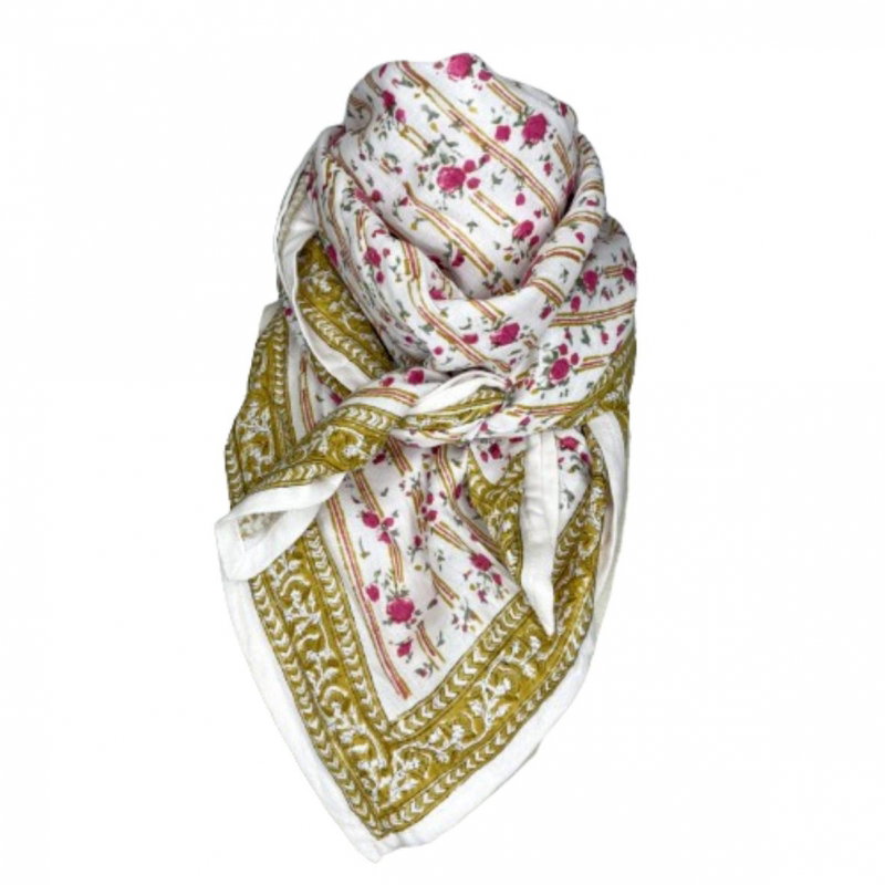 Foulard Grand format | Maya blush