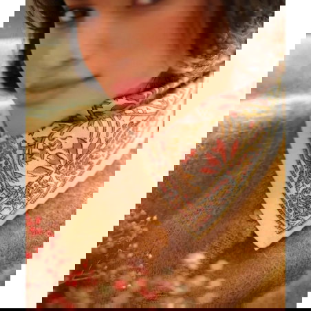 Foulard Petit format | Palmyre rose poudré - Bëllemme