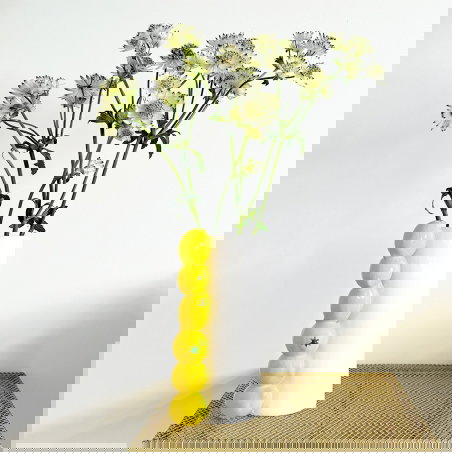 Vase Citron | Blanc et Jaune - Sélection déco
