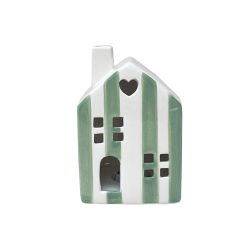 Maisonnette rayée | Matcha