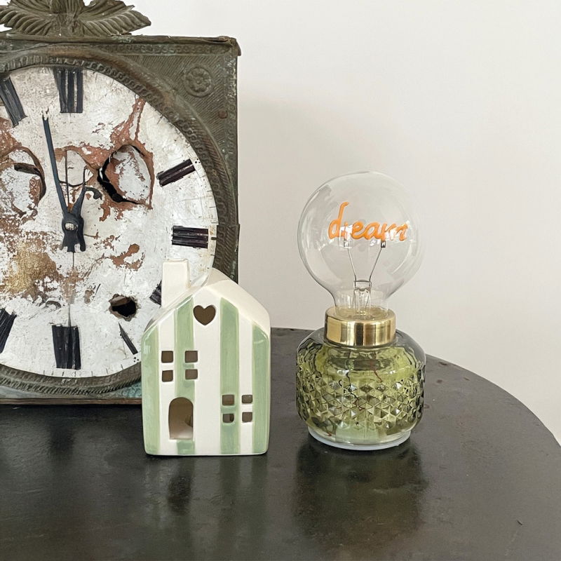 Maisonnette rayée | Matcha